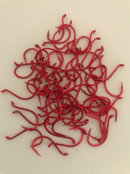 Hooks - Red Octopus Hooks - Size 2 - 100-PACK