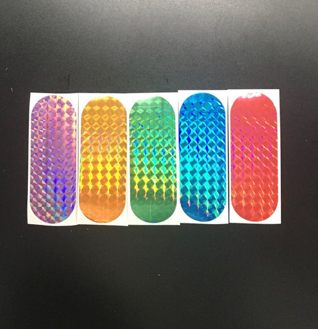 Stickers - Laser reflective stickers 5 pack