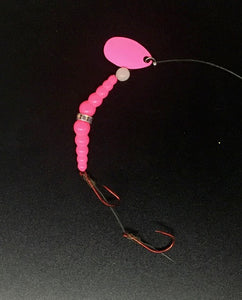 Spinners - Beaded Ring #3 pink