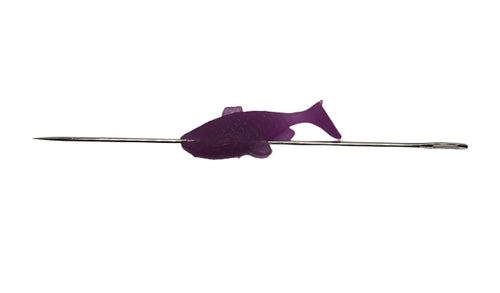 10-Pack of 5cm Glow Purple Fish & Green Fish