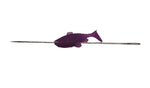 10-Pack of 5cm Glow PurpleFish & GreenFish