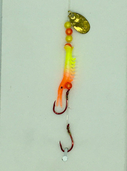 Micro shrimp - UV Micro Shrimp #07 - Orange and Yellow