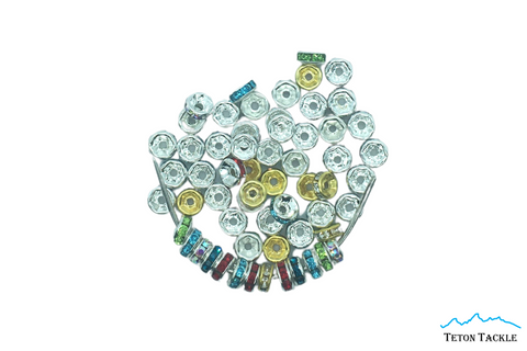 Jeweled rings - 5mm Jeweled Rings - Assorted 50-Pack