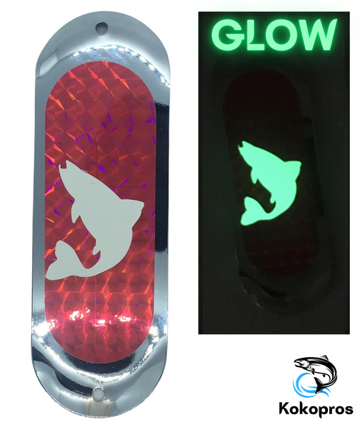 Dodger - KOKOPROS® Finished HyperGlow Fish Dodger (Choose your color)