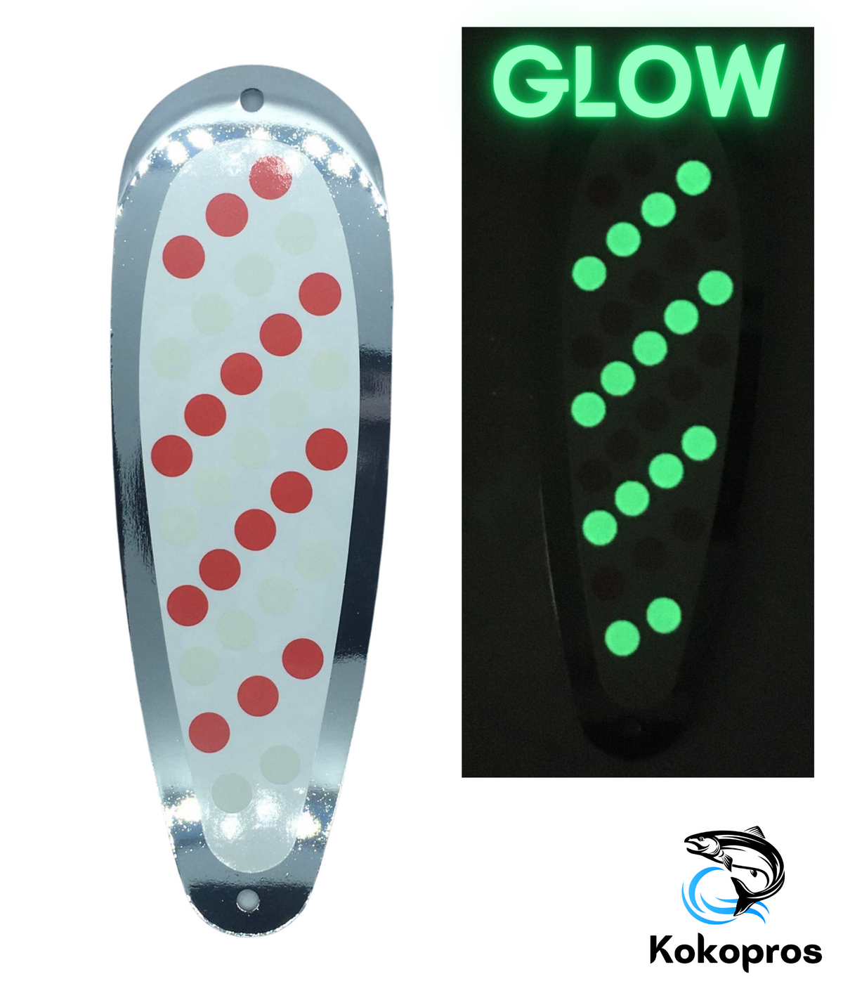 Dodger - KOKOPROS ® Finished HyperGlow Dodger #1 Red Color