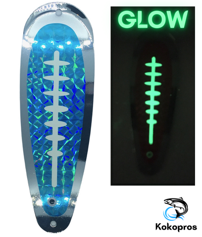Finished HyperGlow Flasher #7 - Skeleton Blue