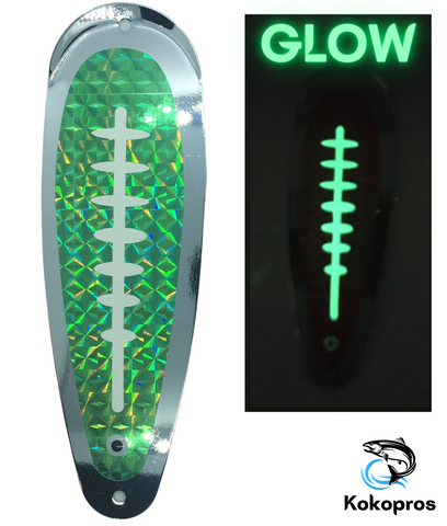 Finished HyperGlow Flasher #9 - Skeleton Green