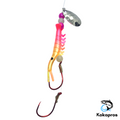 KOKOPROS® UV micro shrimp #05, Yellow and Pink, nickel spinner blade