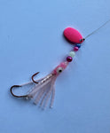Lt Pink Luminous Micro Squid Skirts #1 - 5-pack
