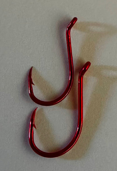 Hooks - Red Octopus Hooks - Size 4 - 100-PACK $10.95
