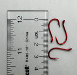 Red Octopus Hooks - Size 4 - 26-PACK ( adding this item, won’t change shipping)