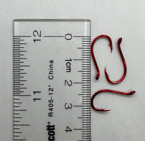 Hooks - Red Octopus Hooks - Size 4 - 26-PACK