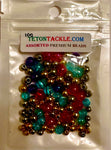 Assorted Premium 4,5 & 6mm - Metallic, Iridescent & Higher Quality Beads (100-Pack)