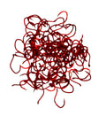 KOKOPROS® red sickle hooks, size 2, 100-pack