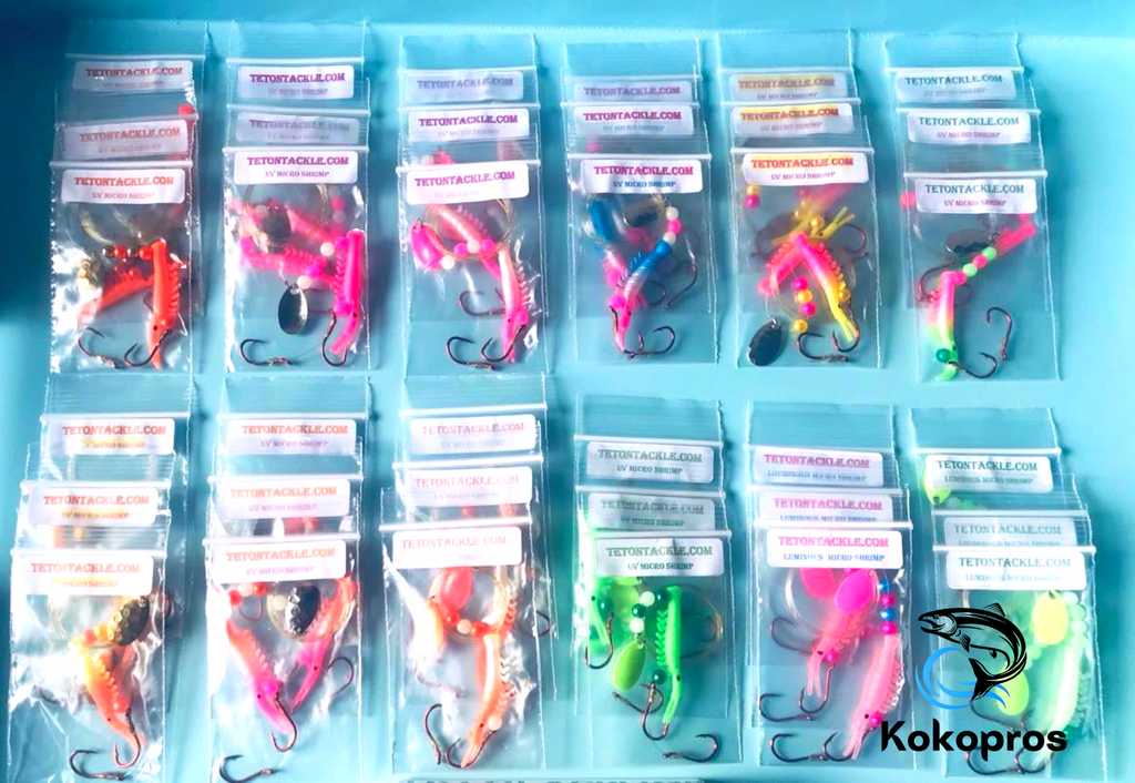 KOKOPROS® Shrimp, Shrimp, Shrimp ready-to-fish kit, 36 count