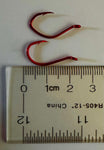 Red Octopus Hooks - Size 2 - 26-PACK ( adding this item, won’t change shipping)
