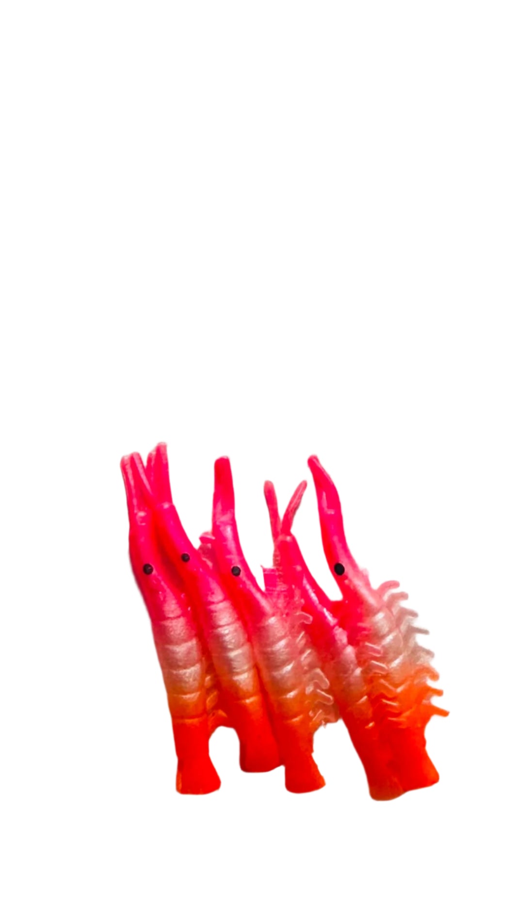 KOKOPROS® UV dyed kokanee shrimp #8, pink, white and orange, 5-pack, alternate view 2
