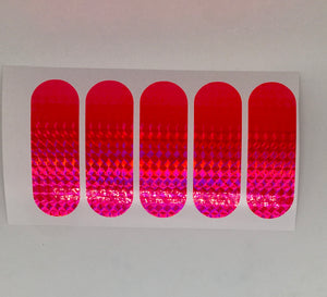 Stickers - kokopros hot pink stickers for 4 3/4 inch skateboard dodgers 5 pack
