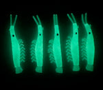 Luminous Micro Shrimp #11- Lt. Green w/Chartreuse Spinner Blade