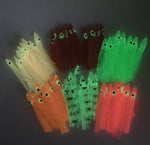 MICRO LUMINOUS 4.5cm Squid Skirts - Assorted - 60 Pack