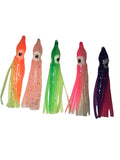 REGULAR LUMINOUS 5.5 to 6cm Squid Skirts - 5-PACK (FOR A LIMITED TIME ONLY)