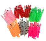 MICRO LUMINOUS 4.5cm Squid Skirts - Assorted - 60 Pack