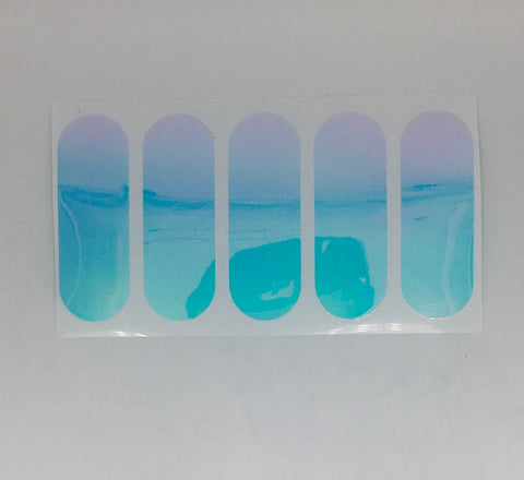 kokopros mystic opal stickers for 4 3/4 inch skateboard dodger