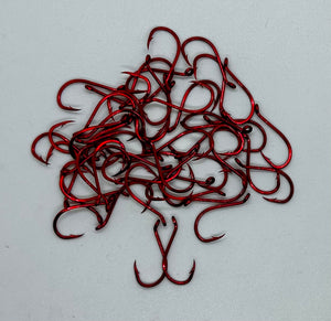 Hooks - Red Octopus Hooks - Size 4 - 50-PACK