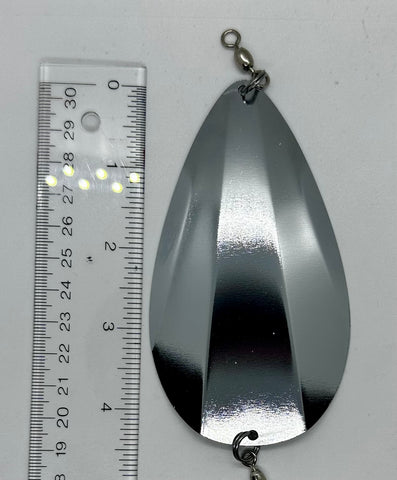 Kokopro 4 1/2 inch Silver Jet Dodger