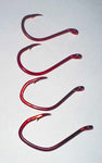 Red Octopus Hooks - Size 2 - 26-PACK ( adding this item, won’t change shipping)
